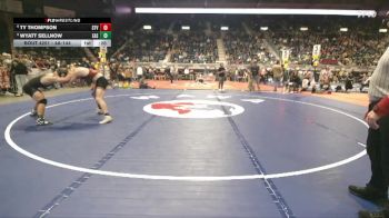 4A-144 lbs Cons. Round 2 - Ty Thompson, Star Valley vs Wyatt Sellnow, Cheyenne East