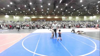 40 lbs Quarterfinal - Emiliano Cortes, Truckee WC vs Elijah Ortiz-Esparza, Lassen Wrestling Association