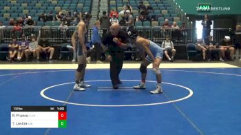 132 lbs Consolation - Ryan Franco, Clovis North vs Timothy Levine, St John Bosco