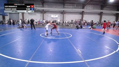 157 lbs Semifinal - Levi Bobadilla, Scorpions - HS vs Parker Quinn, Triumph Maize - HS