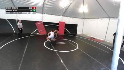 126 lbs Cons. Round 5 - Dylan Brown, Redondo Union High School vs Hansel Acte, Eisenhower High School