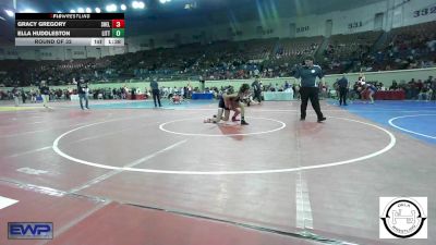 120 lbs Round Of 32 - Gracy Gregory, Shelton Wrestling Academy vs Ella Huddleston, Little Axe Takedown Club