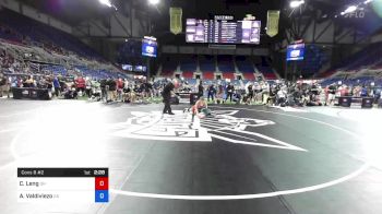 122 lbs Cons 8 #2 - Cali Leng, Ohio vs Alejandra Valdiviezo, California