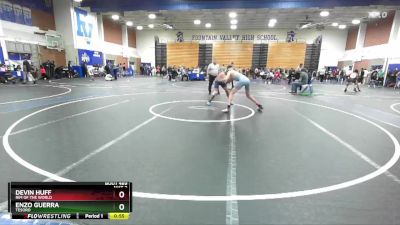 132 lbs Cons. Round 1 - Devin Huff, Rim Of The World vs Enzo Guerra, Tesoro