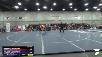 152 lbs Semis & 3rd Wb (16 Team) - Greta Garbuzovas, Georgia Blue vs Ryleigh Lefkowitz, Oklahoma Red