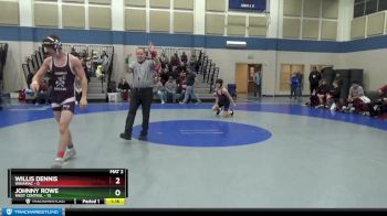 126 lbs Placement (16 Team) - Johnny Rowe, West Central vs Willis Dennis, Winamac