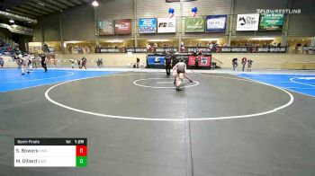 91 lbs Semifinal - Sophie Bowers, King Select vs Mariah Dillard, Chatfield Jr Wrestling