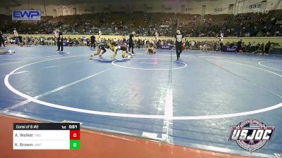 118 lbs Consi Of 8 #2 - Aspen Walker, Trailblazer Wrestling Club vs Kahlayah Brown, Lawton, Ok