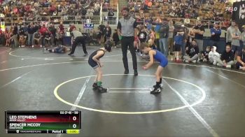 50 lbs Quarterfinal - Leo Stephens, River Valley vs Spencer McCoy, Edgewood