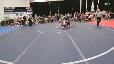 105 lbs Round 4 (6 Team) - Jett Johnson, Mat Assassins Black vs Ryan Rojo, Ohio Gold Black