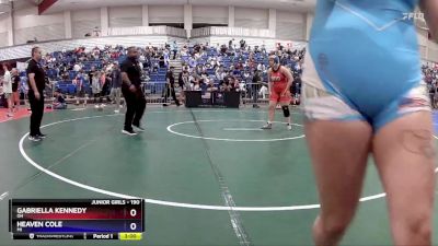 190 lbs Semifinal - Gabriella Kennedy, OH vs Heaven Cole, MI