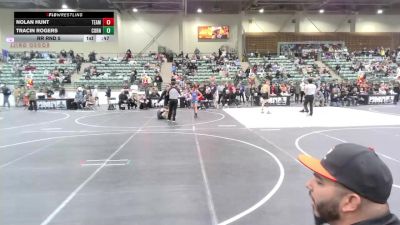 87 lbs Rr Rnd 5 - Nolan Hunt, Team Coalinga vs Tracin Rogers, Corning Sharks