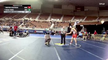 D1-190 lbs Champ. Round 1 - Delton Kaufman, Mountain View (Mesa) High School vs Evan Thies, Red Mountain High School