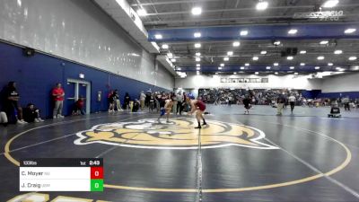 133 lbs Round Of 16 - Carver Moyer, Norwich vs Jake Craig, Southern Maine