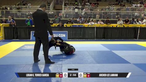 Archer Lee Lanham vs Logan K. Torres Garcia 2025 Pan Kids Jiu-Jitsu IBJJF Championship