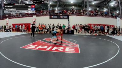 70 kg 3rd Place Match - EJ Parco, California vs CJ Hamblin, Beaver Dam Wrestling Regional Training Center