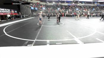 40 lbs Quarterfinal - Cash Cooper, Clearwater Youth Wrestling Club vs Krew Kafer, Matpac Wrestling- ND
