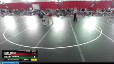 145-155 lbs 5th Place Match - Riley Gould, Wisconsin vs Brooke Hansen, Wisconsin