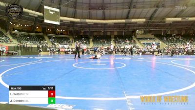 110 lbs 3rd Place - Luke Wilson, Elevate Wrestling Club vs Jayden Denson, Siouxland Wrestling Academy