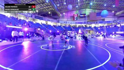 132 lbs Quarterfinal - Julian Patrick, No Team vs David Gonzalez, Scrap Yard Garage