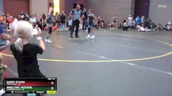 80/90 Semifinal - Brielynn Jackson, Lawrence Elite vs Avery Dyson, Texas Elite