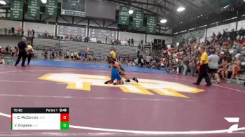 70-80 lbs Quarterfinal - Cohen McCarron, Lincoln Way Wrestling Club vs Vincent Englese, Hoopeston Area Wrestling Club