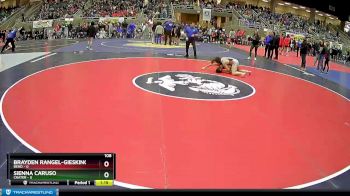 108 lbs Finals (8 Team) - Brayden Rangel-giesking, Bend vs Sienna Caruso, Crater