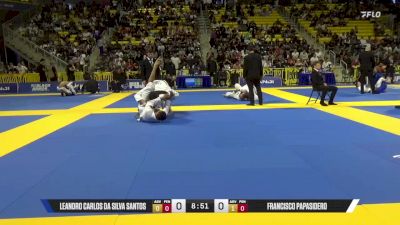 Francisco Papasidero vs Leandro Santos | 2025 World Jiu-Jitsu IBJJF Championship