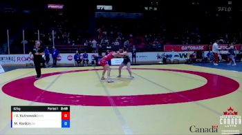 62kg Round 3 - Vivian Kutnowski, Black Bears WC vs Michaela Rankin, Brock WC