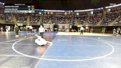 74 lbs Round Of 16 - Mason Williams, Northwestern Lehigh vs Lincoln Miller, Oil City