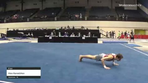 Alex Karadzhov - Floor - 2021 USA Gymnastics Development Program National Championships