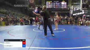 144 lbs Consi Of 8 #2 - Avry Ryhal, Pennsylvania vs Allyssa Johnson, North Dakota