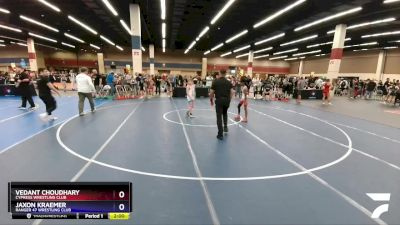 83 lbs Round 2 - Vedant Choudhary, Cypress Wrestling Club vs Jaxon Kraemer, Ranger 47 Wrestling Club