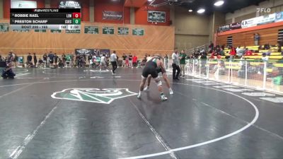 165 lbs Semifinal - Preston Scharf, Cuesta vs Robbie Rael, Lemoore College