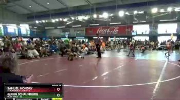 65 lbs 2nd Wrestleback (16 Team) - Samuel Monday, Stronghold - Gold vs Quinn Schaumburg, NOLA Gold