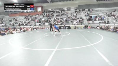 55 Finals kg Champ. Round 2 - Alexandra Waitsman, The Nest Wrestling Club vs Karissa Turnwall, ETC (Emmanuel Training Center)