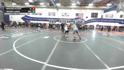 285 lbs Cons. Semi - Brayden Kilgore, Rancho Cucamonga vs George Llamas, Montclair