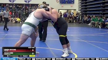 285 lbs Cons. Round 3 - Owen Ritchie, TAYLOR vs Noah Iobe, Mendon HS