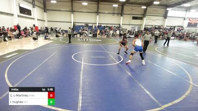 144 lbs Round Of 32 - Camdon Litso-Martinez, Evwc vs Isaiah Hughes, AZ Cross Trained WC