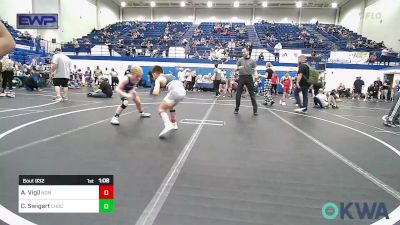 90 lbs Semifinal - Abel Vigil, Team Nomad vs Crew Swigart, Choctaw Ironman Youth Wrestling