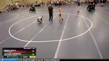120 lbs Quarterfinal - Benito Diaz Ii, No Nonsense vs Zachary Davidson, United North Central