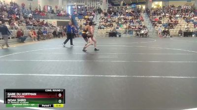 138 lbs Cons. Round 2 - Gabe Du Hoffman, St. James School vs Noah Shird, St. Frances Academy