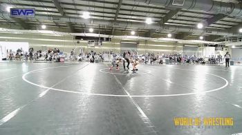 61 lbs Round Of 16 - Laneigh Jo Cartwright, Midwest City Bombers Youth Wrestling Club vs Nena Hauser, NexgenRTC