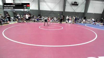 U14 FS - 155 lbs Semis - William Adams, Washington vs Elijah Hicks, Peninsula Wrestling Club