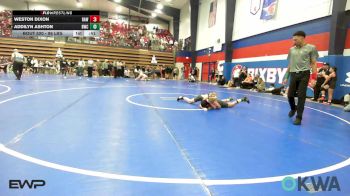 96 lbs Rr Rnd 2 - Weston Dixon, Raw Wrestling Club vs Addilyn Ashton, Bartlesville Wrestling Club