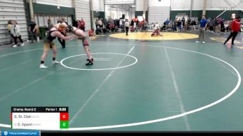 197 lbs Champ. Round 2 - Dakota Spann, Wayne State vs Garrett St. Clair, Benedictine College