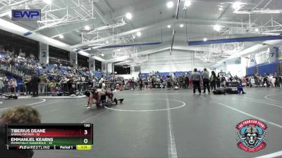 130 lbs Placement (4 Team) - Emmanuel Kearns, Potentially Dangerous vs Tiberius Deane, Kansas Mayhem