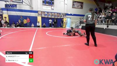 90 lbs Rr Rnd 1 - BOSTON MARZETT, KIPP TULSA vs Chief Bourne, Mojo Grappling Academy