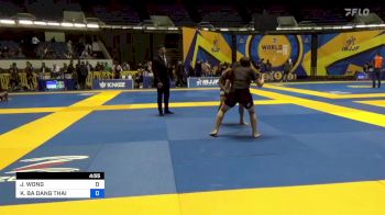 JOSEPH WONG vs KENNY BA DANG THAI 2022 World IBJJF Jiu-Jitsu No-Gi Championship