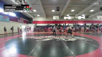 Boys 287 lbs Cons. Round 2 - Joaquin Gomez, East Nicolaus Boys vs Saige Gaston, Oroville Boys
